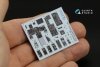 Quinta Studio QD48214 F-15C PAD-upgraded 3D-Printed & coloured Interior on decal paper with resin parts (GWH) 1/48